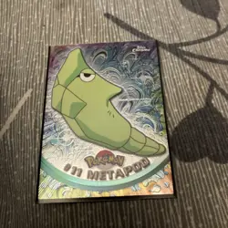 Base Chrome | Pokemon 2000 Topps Chrome | Metapod #11 - Image 1