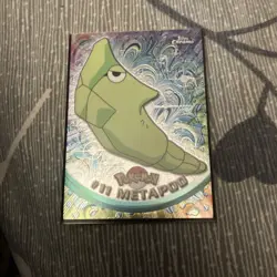 Base Chrome | Pokemon 2000 Topps Chrome | Metapod #11 - Image 2