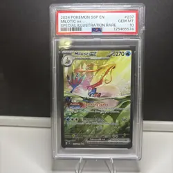 PSA 10 Milotic Ex #237 2024 Pokemon Ssp En-Surging Sparks 126869495 - Image 1