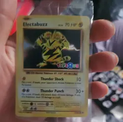 Electabuzz 41/108 Toys R Us Stamped Promo - Pokemon Evolutions Card (UNOPENED) - Image 3