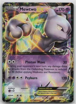Pokemon Card Mewtwo EX Promo XY Promos XY183 NM - Image 1