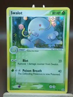 HP Swalot 40/106 Holo Rare Uncommon EX Emerald Pokemon Card - Image 1