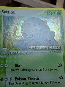 HP Swalot 40/106 Holo Rare Uncommon EX Emerald Pokemon Card - Image 5