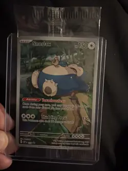 Pokemon TCG Snorlax 051 Scarlet & Violet 151 Holo Promo Card Sealed - Image 1
