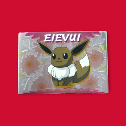 EEVEE (EIVUI)--JAPANESE MEIJI EMBOSSED PROMO FOIL POKEMON CARD - Image 1