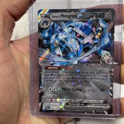 Steven's Metagross ex 145/182 Double Rare Pokemon 2025 Destined Rivals NM Card - Image 1