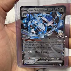 Steven's Metagross ex 145/182 Double Rare Pokemon 2025 Destined Rivals NM Card - Image 2