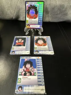 Yajirobe Dragonball Z Card Lot Of 4 Score Cards With Holo Rare - Image 1