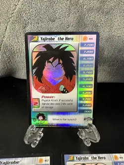 Yajirobe Dragonball Z Card Lot Of 4 Score Cards With Holo Rare - Image 3