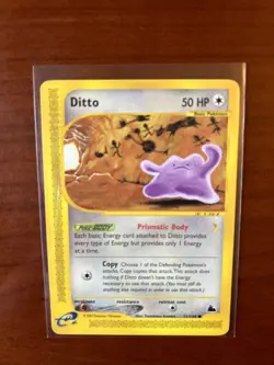 Pokemon TCG 2003 Skyridge Ditto 51/144 Vintage Non Holo Collectors Game Card - Image 2