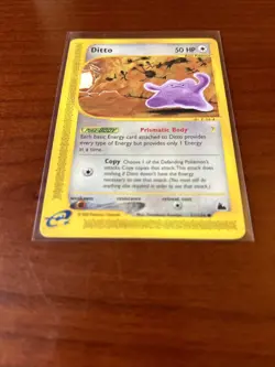 Pokemon TCG 2003 Skyridge Ditto 51/144 Vintage Non Holo Collectors Game Card - Image 3