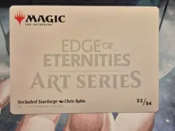 #32 Secluded Starforge ART SERIES Edge of Eternities MTG Card 32/54 - Image 2