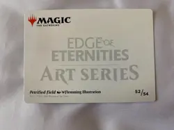 Petrified Field Art Card (Gold-Stamped) - Magic: Edge of Eternities - Image 2