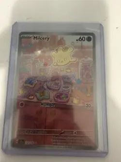 Pokemon TCG Milcery 152/142 Stellar Crown Illustration Rare Foil Card NM - Image 5