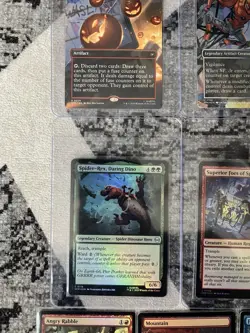 MAGIC THE GATHERING SPIDER-MAN 14 CARD LOT - Mythics, Rares, Commons-Foil & Non - Image 5