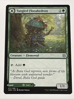 MTG Zendikar Rising Tangled Florahedron 211/280 NM - Image 1