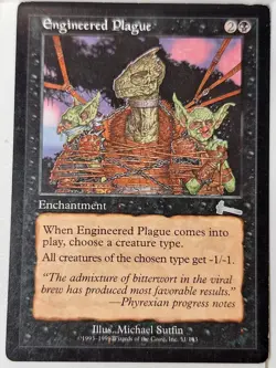 Engineered Plague - Urza's Legacy - Magic the Gathering MTG Nice! - Image 1