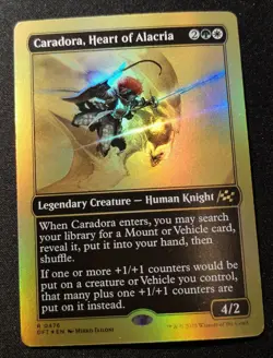 Caradora, Heart Of Alacria - First-Place Foil - DFT - MTG - NM - 0476 - Image 1