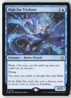 MTG - High Fae Trickster R Foundations 40 LP-NM - Image 1