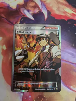 Pokemon Card - Blacksmith 88a/106 (Alternate Art) Premium Trainer XY Collection - Image 1