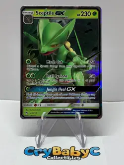 Pokemon Sceptile GX 22/214 Lost Thunder Sun & Moon ULTRA RARE - Image 1