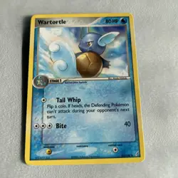 2006 Pokemon EX Crystal Guardians Wartortle #43/100 - Image 1