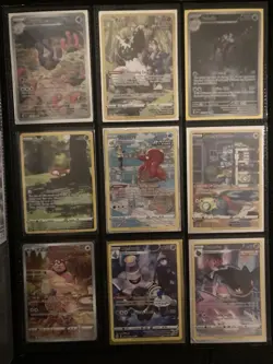 x9 Pokemon Binder Lot Set of Nine Alternate Alt Full Art Illustration Rares NM - Image 1