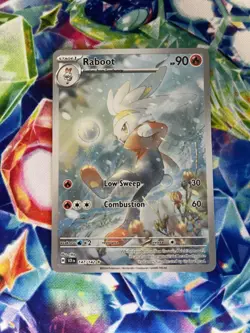 Pokemon Raboot Illustration Rare 147/142 Sv07: Stellar Crown Holo Near Mint - Image 3