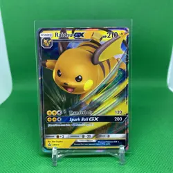 Raichu GX (SM213) Sun & Moon Promos - Holo - Black Star Promo [NM] Pokemon TCG - Image 1