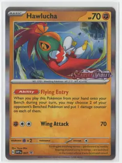 Pokemon Scarlet & Violet Black Star Promo - Hawlucha SVP 007 - Image 1