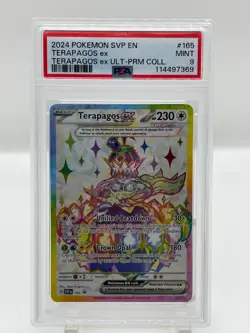 Terapagos ex 165 PSA 9 Terapagos ex UPC Promo Pokemon Scarlet & Violet 2024 - Image 1