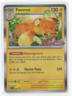 Pokemon Scarlet & Violet Black Star Promo - Pawmot SVP 006 - Image 1