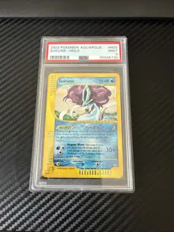 2003 Pokemon Aquapolis Suicune Holo #H25 PSA 9 - Image 1