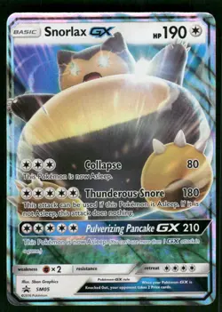 Snorlax GX - SM05 Promo Holo NM Pokemon SM Promos - Image 1