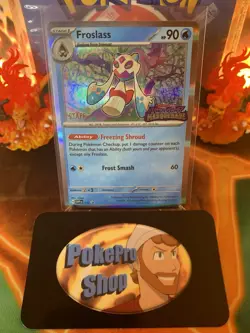 2024 Pokemon Scarlet & Violet Twilight Masquerade Froslass SVP117 STAFF - NM - Image 1