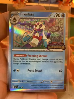 2024 Pokemon Scarlet & Violet Twilight Masquerade Froslass SVP117 STAFF - NM - Image 2