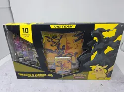 Nintendo Pokemon TCG Pikachu and Zekrom-GX Tag Team Premium Collection see photo 820650809910 - Image 1