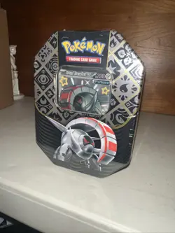 Pokemon TCG Paldean Fates Iron Treads EX Tin Sealed Tin ❗❗❗❗❗❗4 Packs ❗❗ - Image 1