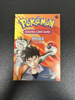 Pokemon OPENED Gym Heroes Brock Theme Deck! OPENED GREAT Condition - Image 2