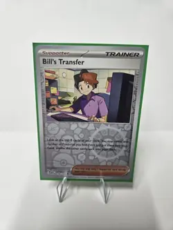Pokemon TCG Bill's Transfer #156/165 SV 151 MEW EN Reverse Holo Uncommon NM SV - Image 3