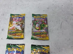 Sealed Evolving Skies Pokemon TCG Booster Packs Complete Art Set (4 Packs) - Image 4