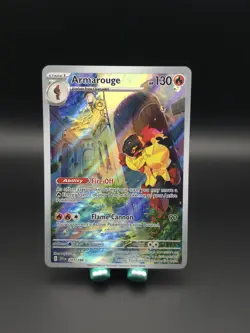 Armarouge 203/198 SV01: Scarlet & Violet Base Set Illustration Rare Pokemon NM - Image 1