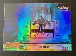 MP - RAINBOW Foil Topps Pokemon Mewtwo Strikes Back - Rebellion - Blue Label - Image 1