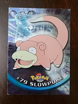 MP! #79 Slowpoke Silverfoil TOPPS Series 2 Blue Logo Pokemon TCG - Image 1