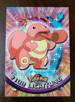 NM! Lickitung #108 - Topps Pokemon Blue Label TV Animation Edition - Image 1