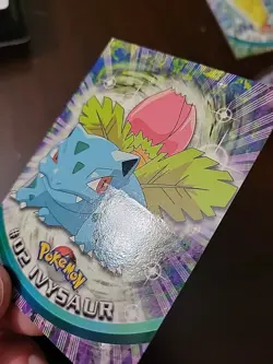 DMG! Ivysaur #02 Topps Series 1 TV Animation Edition Blue Label Pokemon 1999 - Image 3