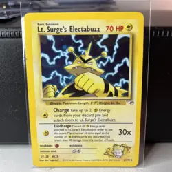 Pokemon TCG Lt. Surge's Electabuzz Gym Heroes 6/132 Holo Unlimited Rare - Image 1