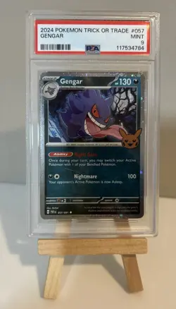 2024 Pokemon Trick or Trade #057 - Gengar - PSA 9 Mint!! - Image 1
