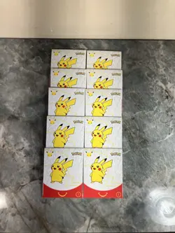 New Sealed 2021 McDonalds Happy Meal Pokemon 25th Anniversary Lot of 10 - Image 1