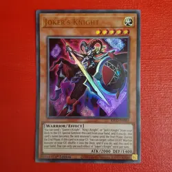 Yugioh Joker's Knight KICO-EN002 1st Edition - Image 1